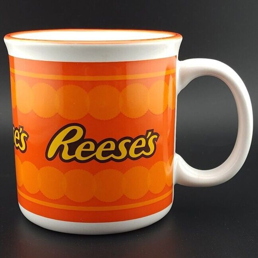 Reese's Coffee Mug collectible orange white‎ hershey official licensed product
